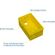 Caixa-de-Luz-4X2-Retangular-Amarelo-Pvc-Fortlev