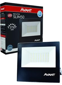Refletor-Led-Slim-Bivolt-50W-6500k-Branco-Frio-AVANT