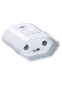 Plugue-Tomada-Femea-2-Polos-20A--250V-Branco-TRAMONTINA