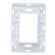 Suporte-4x2-Horizontal-N1373-9-BL-Branco-Linha-Unno-ABB