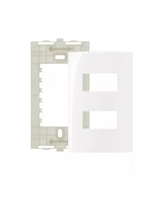 Placa-4x2-C--Suporte-P-2-Modulos-Separados-Branco-SLEEK